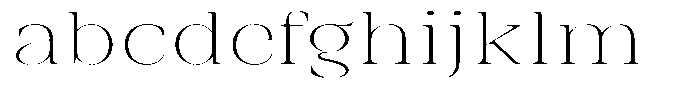 Rigeras Thin Sr25 Expanded FONT