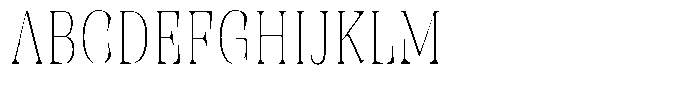 Rigeras Thin Sr75 Alt Condensed Font