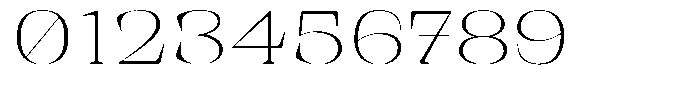 Rigeras Thin Sr75 Alt Expanded Font OTHER CHARS