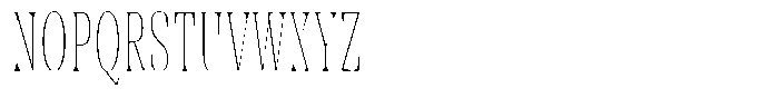 Rigeras Thin Sr75 Alt Ultra Condensed Font UPPERCASE