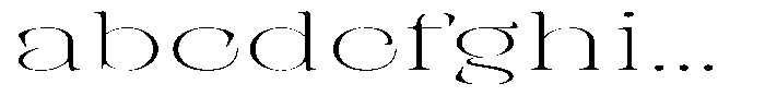 Rigeras Thin Sr75 Ultra Expanded FONT