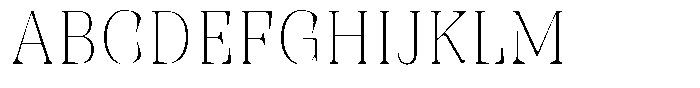 Rigeras Thin Sr75 Font