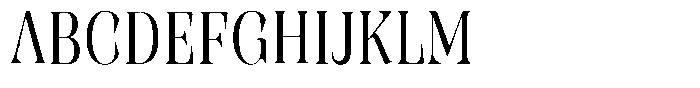 Rigeras Variable Regular Sr75 Font UPPERCASE