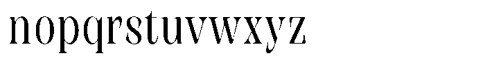 Rigeras Variable Regular Sr75 Font LOWERCASE