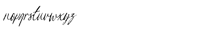 Right Smith Font LOWERCASE