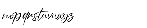 Right Strongline Font LOWERCASE
