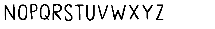 Rightful Chances Fill Font LOWERCASE