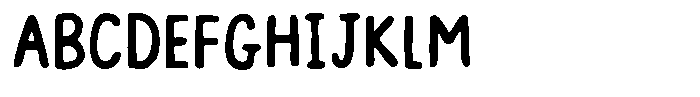 Rightful Chances Paint Font UPPERCASE
