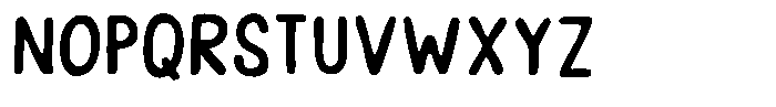 Rightful Chances Paint Font UPPERCASE