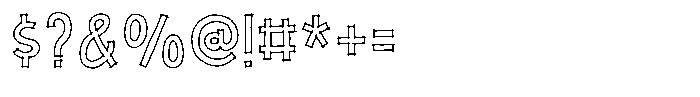 Rightful Chances Regular Font OTHER CHARS