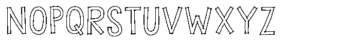 Rightful Chances Regular Font LOWERCASE
