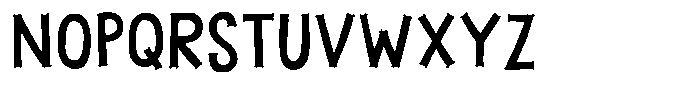 Rightful Chances Solid Font LOWERCASE