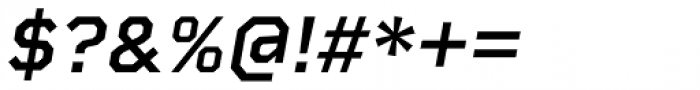 Rigid Square Semi Bold Italic Font OTHER CHARS