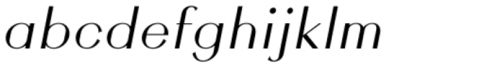 Rigidica Display Oblique Font LOWERCASE