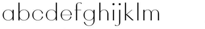 Rigidica Display Thin Font LOWERCASE