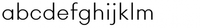 Rigidica Text Light Font LOWERCASE