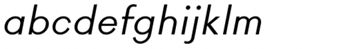 Rigidica Text Oblique Font LOWERCASE