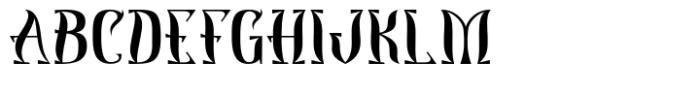 Rigmor Regular Font UPPERCASE