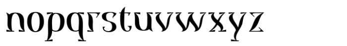 Rigmor Regular Font LOWERCASE