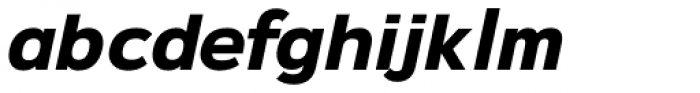 Rigo Bold Italic Font LOWERCASE