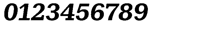 Rigor Ionic Bold Italic Font OTHER CHARS