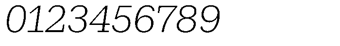 Rigor Ionic Book Italic Font OTHER CHARS