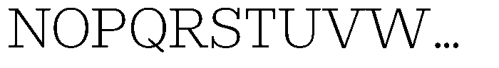 Rigor Ionic Book Font UPPERCASE
