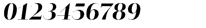 Rigor Ionic Display Bold Italic Font OTHER CHARS