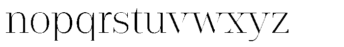 Rigor Ionic Display Book Font LOWERCASE