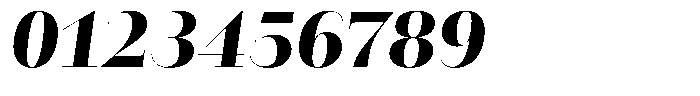 Rigor Ionic Display Heavy Italic Font OTHER CHARS