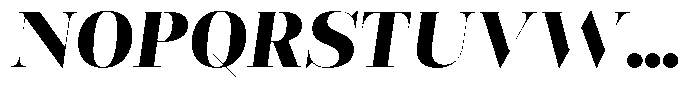 Rigor Ionic Display Heavy Italic Font UPPERCASE