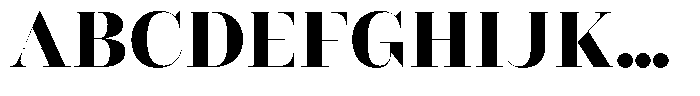 Rigor Ionic Display Heavy Font UPPERCASE