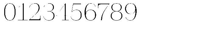 Rigor Ionic Display Light Font OTHER CHARS