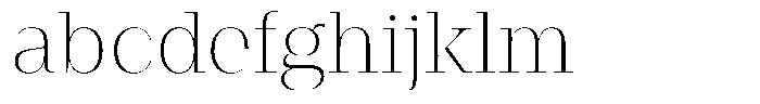 Rigor Ionic Display Light FONT
