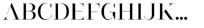Rigor Ionic Display Medium Font UPPERCASE