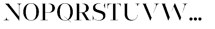 Rigor Ionic Display Medium Font UPPERCASE