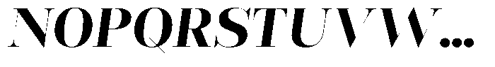 Rigor Ionic Display Pro Bold Italic Font UPPERCASE