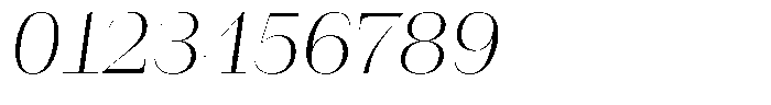 Rigor Ionic Display Pro Book Italic Font OTHER CHARS