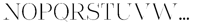 Rigor Ionic Display Pro Book Font UPPERCASE