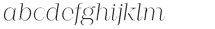 Rigor Ionic Display Pro Light Italic FONT