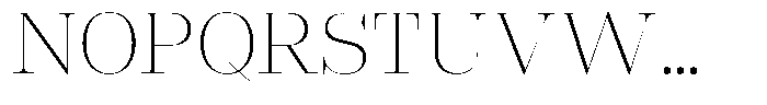 Rigor Ionic Display Pro Light Font UPPERCASE