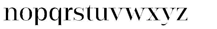 Rigor Ionic Display Pro Medium Font LOWERCASE