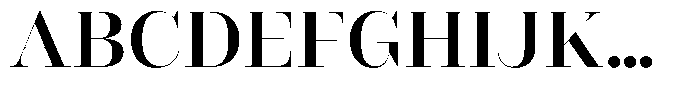 Rigor Ionic Display Pro Semi Bold Font UPPERCASE