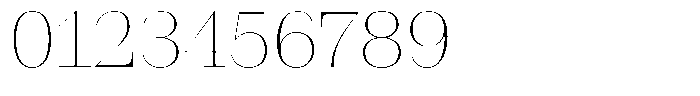 Rigor Ionic Display Pro Thin Font OTHER CHARS