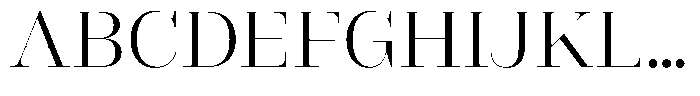 Rigor Ionic Display Regular Font UPPERCASE