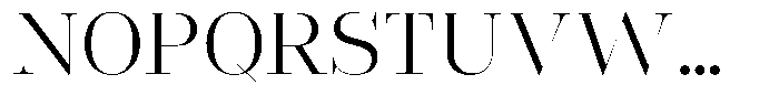Rigor Ionic Display Regular Font UPPERCASE