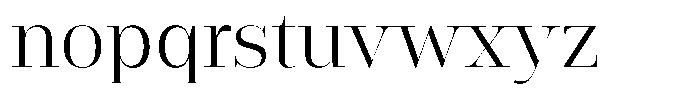 Rigor Ionic Display Regular Font LOWERCASE