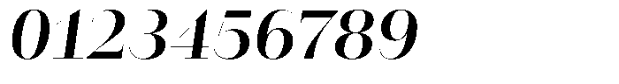 Rigor Ionic Display Semi Bold Italic Font OTHER CHARS