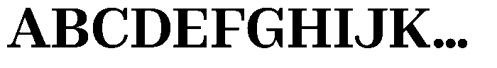 Rigor Ionic Headline Bold Font UPPERCASE