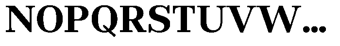 Rigor Ionic Headline Bold Font UPPERCASE